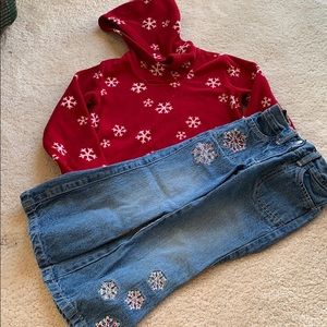 Gymboree girls 4 2pc outfit.